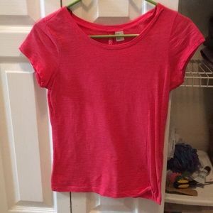 Pink casual or workout shirt